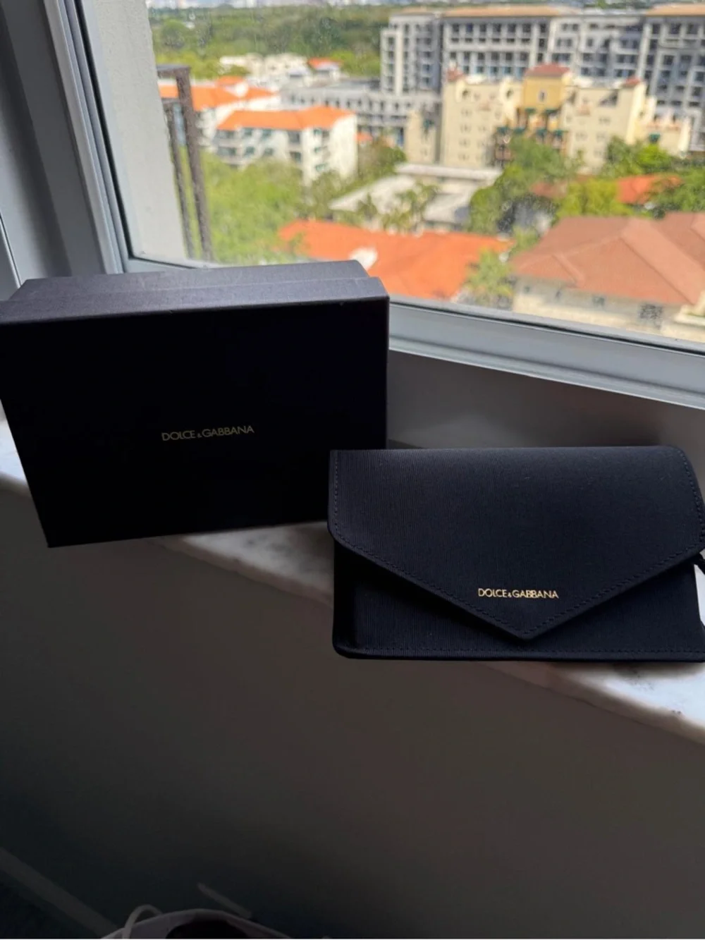 Dolce & Gabbana Oversized Black Square Women's Sunglasses